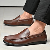 Riolio  Men Shoes Casual Luxury Brand Formal Mens Loafers Moccasins Italian Breathable Slip on Male Boat Shoes Plus Size 46