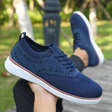Riolio  Spring and Autumn Men's Breathable Sports Shoes, Fashionable Casual Dress Shoes, Oxford Elegant Men's Shoes, Men's Loafers