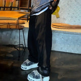 Riolio  Mens Drawstring Pants Mens Thin Casual Pants Niche Personality Streetwear Breathable Versatile Trousers Men'S Clothing Summer