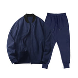Riolio  Men's Fitness Sports Style Outdoor Casual Zipper Set In Stock