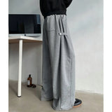 Riolio  Casual Pants High Street Sports Long Loose Sweatpants Wide Leg Straight Trousers Men