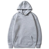 Riolio Men's and Women's Solid Color Pocket Hoodies Sports Fitness Sweatshirts Fashionable Casual Pullovers Multi Color