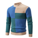 Riolio 5 Styles Autumn and Winter New Men's Warm Sweater Knitted with Sheep Fleece Sweaters Fashion Pullover