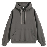Riolio  Autumn Men's Pullover Hoodies Fashion Mens Long Sleeve Solid Color Hooded Coats Mens Sports Breathable Sweatshirts Clothing 4XL