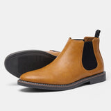 Riolio 40-46 Chelsea Boots Men Brand Comfortable Fashion Chelsea Boots