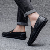 Riolio  Men's Casual Loafers Shoes Wedding Dress Shoes New Big Size Moccasins Shoes Suede Shoes High Quality