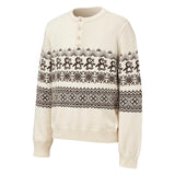 Riolio  Men's Knitted Henry Sweaters Luxury Christmas Penguin Fair Island Long Sleeve Pullover Japanese Vintage Old Money Knitwear M-2XL