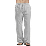 Riolio  Oversized Harajuku Trousers Men Loose Cotton Linen Pants Gym Sweatpants Men Training Jogger Pants Casual Sport Pants Man Clothes