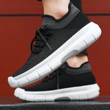 Riolio  Feizhi Mesh Men's Casual Socks Shoes Made of Elastic Fabric Spring Summer Color-matched Fashionable Large-sized Sports Shoes
