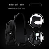 Riolio Male Shoulder Chest Bag for Men Casual Crossbody Bag Men Anti Theft School Summer Outdoor Short Trip Messengers Sling Bag