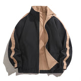 Riolio  Spring Autumn Men's Lightweight Bomber Jackets Fashion Men Reversible Zipper Coats Outdoor Men Stand Collar Windbreaker Jackets