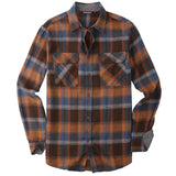 Riolio  English Style Vintage Men Clothing Plaid Shirt Spring Autumn New Harajuku Long Sleeves Streetwear Fashion Business Casual Tops