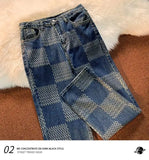 Riolio Spring Autumn Vintage Loose Casual Fashion Straight Jeans Hombre Hip Hop Harajuku Y2K Denim Pants Male Streetwear Trousers Men