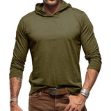Riolio  Spring Autumn Fashion Hoodies Long Sleeve Solid Blocking Polo Shirts Men's Clothing Korean Button Loose Casual All-match Tops