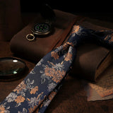 Riolio  New Year Horse Neckties Adult Animal Flower Red Neck Ties Luxury Casual Polyester 8cm Tie Wedding Suit Accessories
