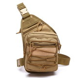Riolio  Versatile Tactical Crossbody Bag Waterproof Large Chest Bag Men Outdoor Sports Cycling Hiking Outdoor Climbing Fishing Backpack