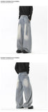 Riolio  Vintage Wash Light Blue Relaxed Fit Jeans 2025 New Arrival High Quality Distressed Denim Pants for Men Streetwear Fashion Youth
