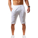 Riolio  Oversized Casual Soild Shorts Men Summer Cotton Linen Shorts Man Breathable Sport Beach Shorts Gym Basketball Shorts Men Clothes