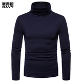 Riolio Man Thermal Turtleneck Casual Sleepwear Shirt S-2XL Sleeve Long Slim Coat 5colors Basic Sweater Bottom Winter