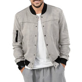 Riolio  Autumn/Winter Suede Men's Button Cardigan Jacket Casual American