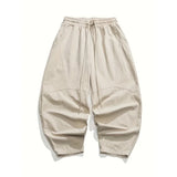 Riolio  New Arrival Men Casual Pants High Street Cross Pants Cotton Chinese Style Streetwear Male Harem Trousers