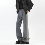 Riolio  Jeans men New Jacquard Fabric Denim Trousers man Straight Leg Long Pants Autumn Classic Style Casual Jeans for Men Wholesale