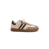 Riolio  British Fashion Shoes Students Vulcanized Shoes Casual Sports Flat Shoes Women's Leather Retro Training