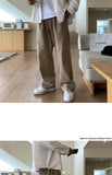 Riolio Korean Style High-end Straight-leg Casual Pants Men's Spring Summer Loose Trousers American 2025 New Trendy Wide-leg Pants Chic