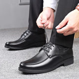 Riolio Mens Dress Shoes Men's Formal Original Leather Italian Skin Shoes for Men Elegant Casual Business Luxury Social Male Shoe