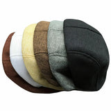 Riolio Men Berets Cap British Style New Autumn Summer Linen Hats Fashion Flat Caps Classic Vintage Gatsby Cabbie Cap Chapeau Homme