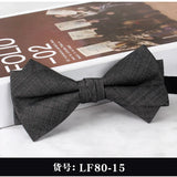Riolio  2PCS Neck Tie Set 8CM Top Cotton Floral Printed Necktie Fashion Block Flower Suit Ties For Men Shirt Handkerchief Wedding Cravat