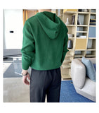 Riolio New Japanese Leisure Men's Hooded Sweater Trendy Harajuku Preppy Style Long Sleeve Hoodies Autumn Casual Vintage Warmth Knitwear