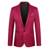 Riolio Fashionable Slim Men's Blazer Casual Single-breasted Wedding Jacket Youth Slim Fit Smooths Your Silhouette Wholesale