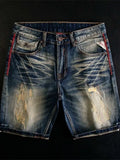 Riolio  New Summer Classic Fashion Solid Color American Retro Straight Leg Denim Shorts Men's Casual Loose Fit Sports High Quality Jeans