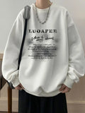 Riolio New Vintage Letter Printed Pullover Hoodies For Men Goth Sweatshirts Streetwear Oversize Hoody Hip Hop Fleece Y2K Clothes