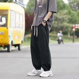Riolio  Versatile Trendy Casual Pants Harajuku Lazy Pop Art Style Ins Simple Fashion New Style