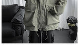 Riolio Fall Winter Thickened Work Jacket Korean Style Trendy Hooded Jacket Men 2025 New Versatile Loose Fashion Top Aesthetic Urban