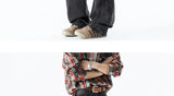 Riolio Wide leg jeans Men 2025 Autumn trend Casual Pantsbell-bottoms unisex washed Jeans Skinny Work Trousers Male Jeans Men Clothing