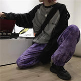Riolio  Spring Autumn Men's Harajuku Y2K Tie Dye Harem Pants Male High Waist Loose Casual Streetwear Sweatpants Hombre Vintage Trousers