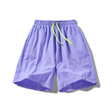 Riolio  Ice Silk Pants Men and Women Same Shorts Quick-drying Jogging Sports Pants Stretch Fitness Sports Basketball Pants
