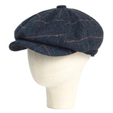Riolio Autumn Winter Thick Warm Wool Herringbone Newsboy Cap Men Cabbie Beret Hats Octagonal Hat Detective Hats Retro Driver Flat Caps