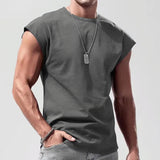 Riolio Summer Men's Mesh Gym Vest Quick Dry Loose Fitness Exercise Wide shoulder Sports Sleeveless Shirt Bodybuilding Tank Top