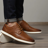 Riolio  Men Sneakers Fashionable comfortable leather shoes men casual shoe