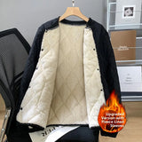 Riolio Men's Thiened Fce Lined Stand Collar Cotton Jaet Inner Wear ort Coat Warm School orm ential Youth Faion