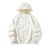 Riolio Ultra-light Skin Thin Coats Outdoor Men Breathable Working Clothes Men Summer Windbreaker Zip Pockets Uv Sun Protection Jackets
