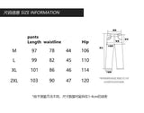 Riolio  Spring and Autumn New Solid Color American High Street Straight Leg Workwear Jeans Men's Casual Loose Sports High-Quality Pants