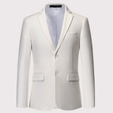 Riolio Mens Stylish Colorful Slim Fit Casual Blazer Jacket Green Purple Black Yellow Wedding Prom Formal Suit Coats For Men