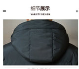 Riolio Slim Fit Jackets Winter Jackets For Men Hooded Casual Long Cotton Jackets Thicker Warm Parkas New Male Outwear Winter Coats