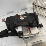 Riolio  Multi-functional Shoulder Bag - Stylish, Cool and Commuting Backpack for Men and Women, Japanese Style Casual Chest Bag