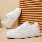 Riolio  New Spring  Autumn Men's Board Shoes Korean Edition Trendy Personality Rivet Men's Single Shoes Versatile Casual Shoes